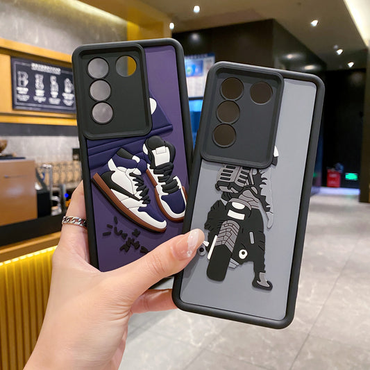Vivo V27 5G Nike Soft Silicone Cute 3D Cartoon Back Cover Case - Nike 2
