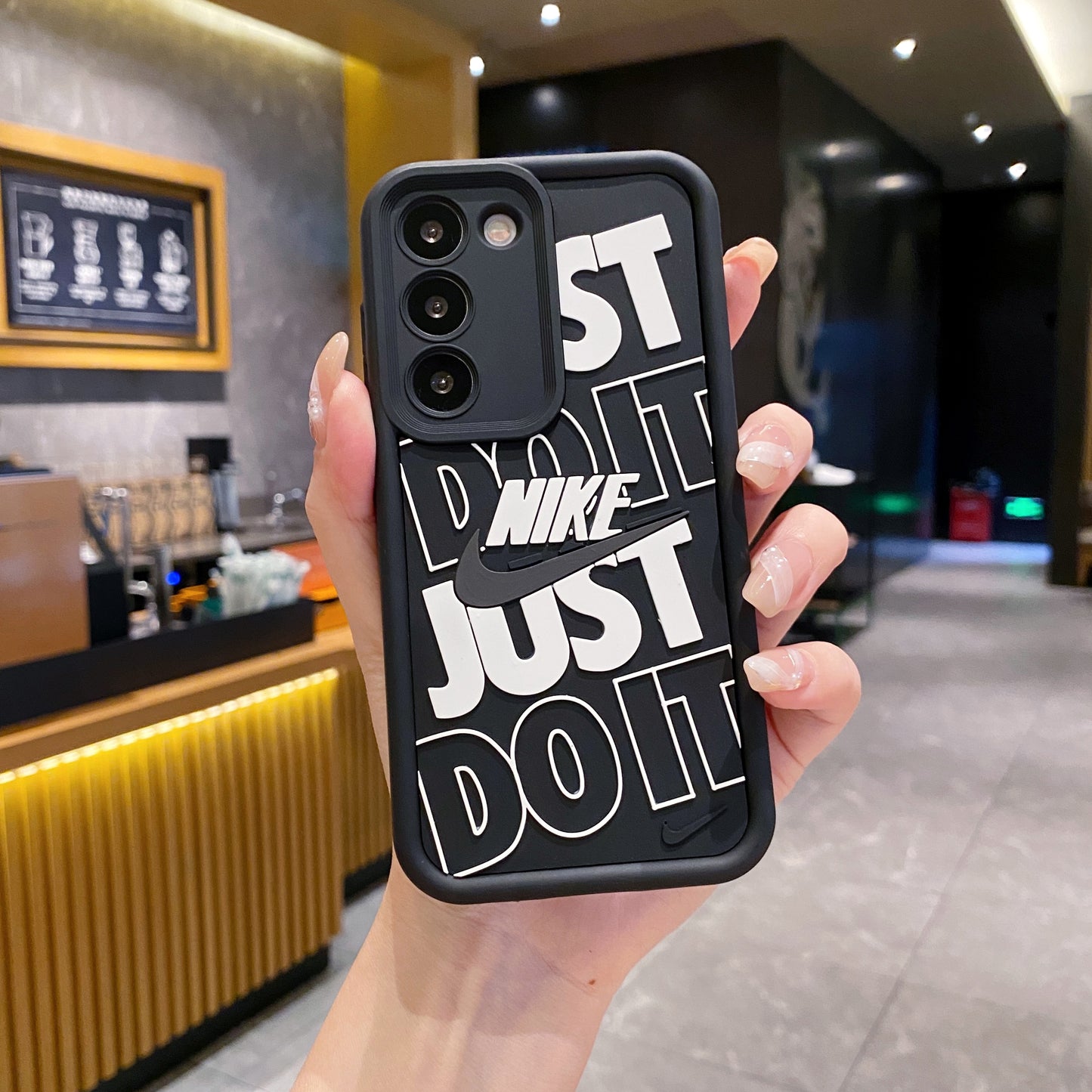 Samsung S23 5G Nike Soft Silicone Cute 3D Cartoon Back Cover Case - Nike 1