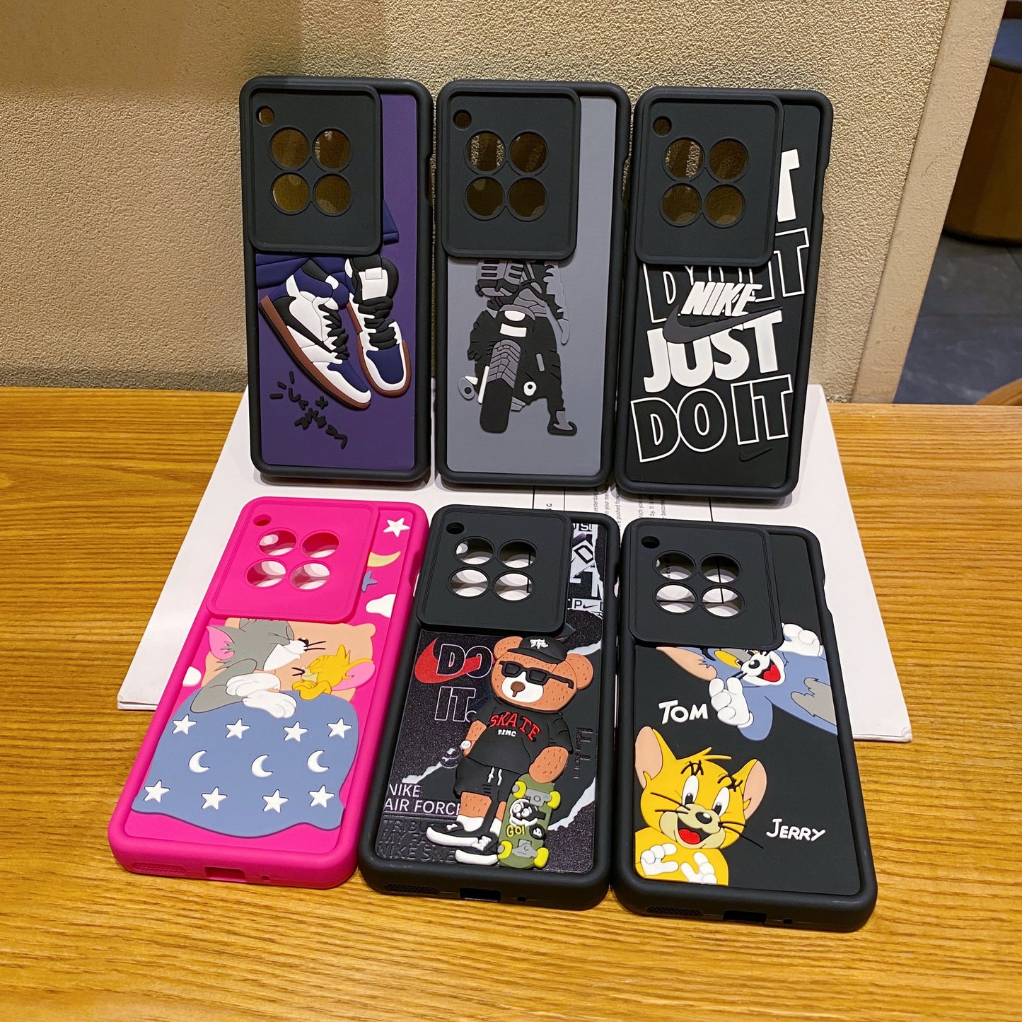 OnePlus 12R 5G Bear Soft Silicone Cute 3D Cartoon Back Cover Case - Bear