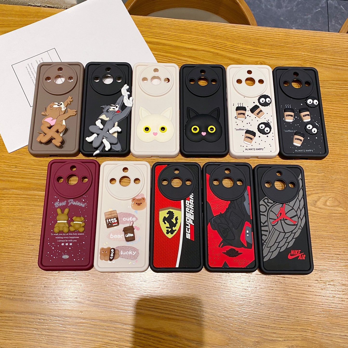 Reame 12 / 12X 5G Jordan Soft Silicone Cute 3D Cartoon Back Cover Case - Jordan 1