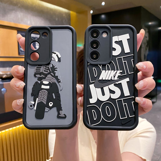 Samsung S23 5G Nike Soft Silicone Cute 3D Cartoon Back Cover Case - Nike 1