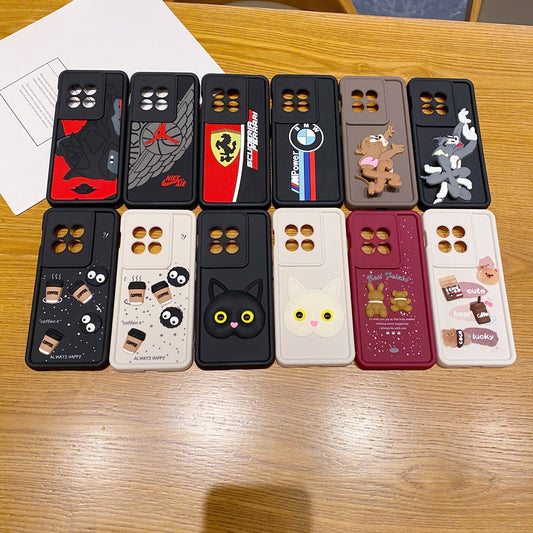 One Plus 11r 5G Ferrari Soft Silicone Cute 3D Cartoon Back Cover Case - Ferrari