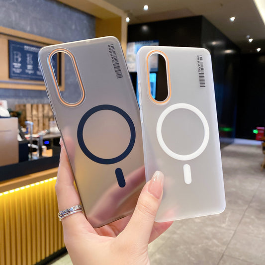 Oneplus Nord Ce 4 5G Premium Magnetic Frosted Ultra Slim Back Case - Black