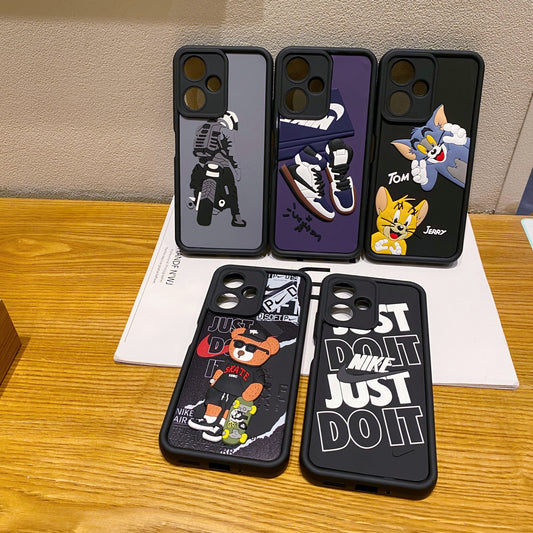 Redmi 13c 5G Moto Rider Soft Silicone Cute 3D Cartoon Back Cover Case - Moto Rider