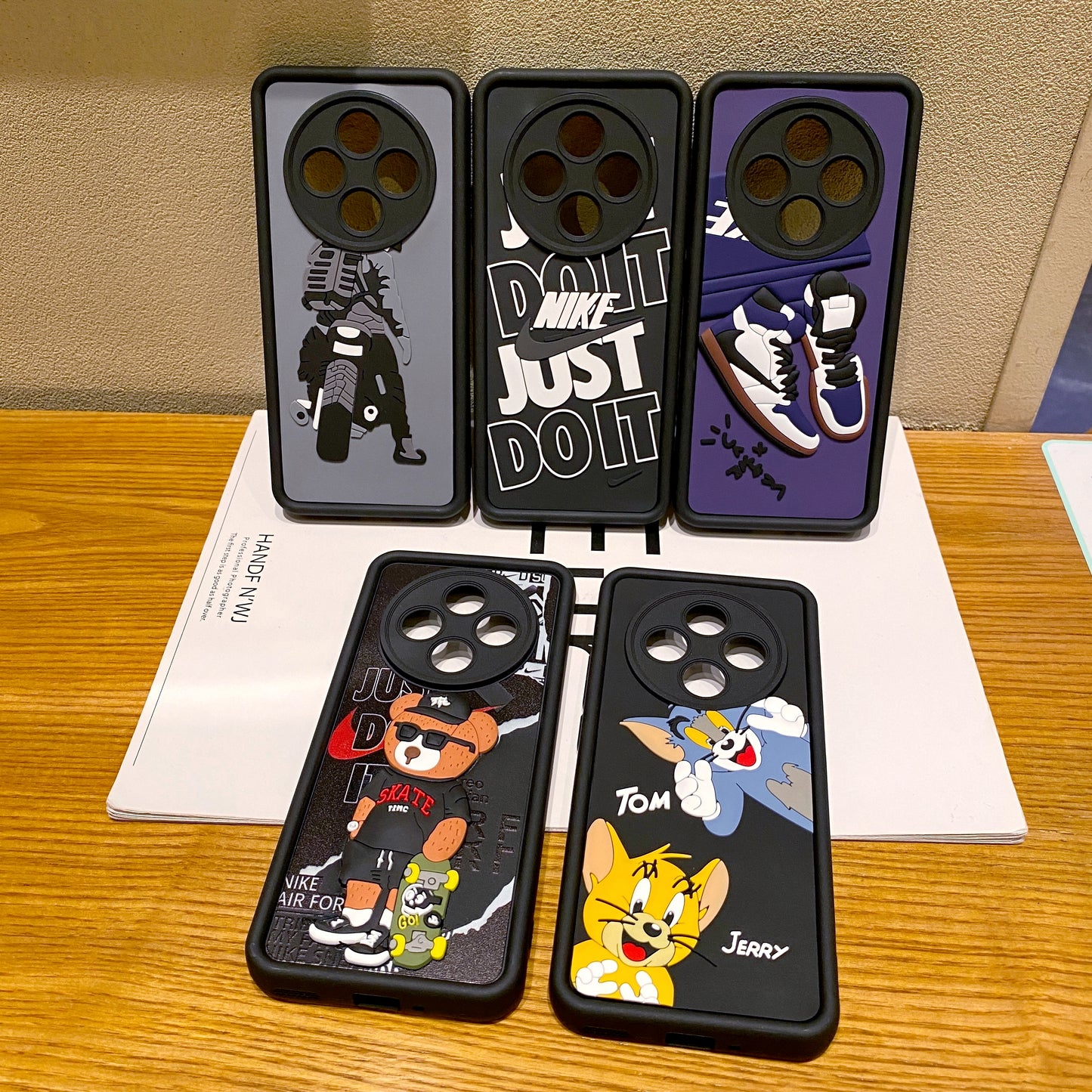 Oppo F27 Pro Plus 5G Moto Rider Soft Silicone Cute 3D Cartoon Back Cover Case - Moto Rider