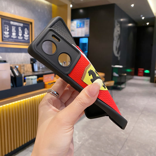 Vivo V29e 5G Ferrari Soft Silicone Cute 3D Cartoon Back Cover Case - Ferrari