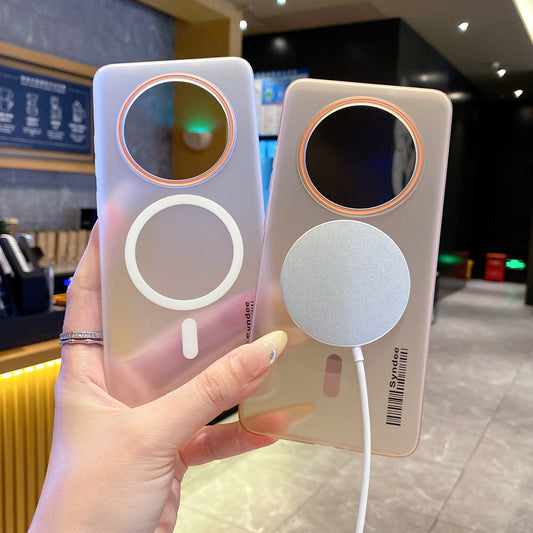 Oppo F27 5G Premium Magnetic Frosted Ultra Slim Back Case - Grey