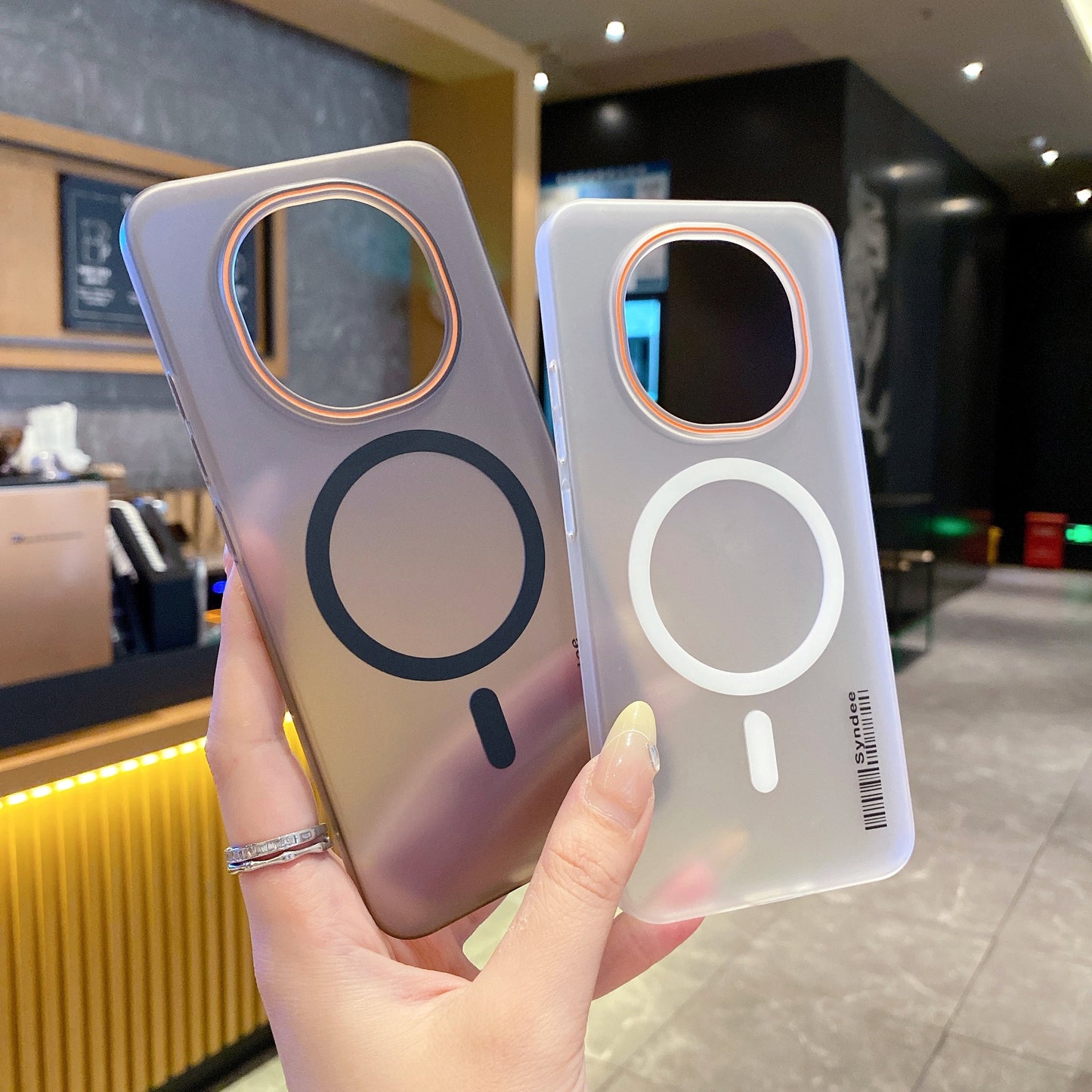 Oppo F29 5G Premium Magnetic Frosted Ultra Slim Back Case - Frosted White