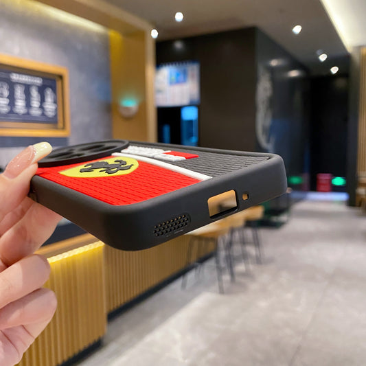 Realme 12 Pro/12 Pro+ 5G Ferrari Soft Silicone Cute 3D Cartoon Back Cover Case - Ferrari