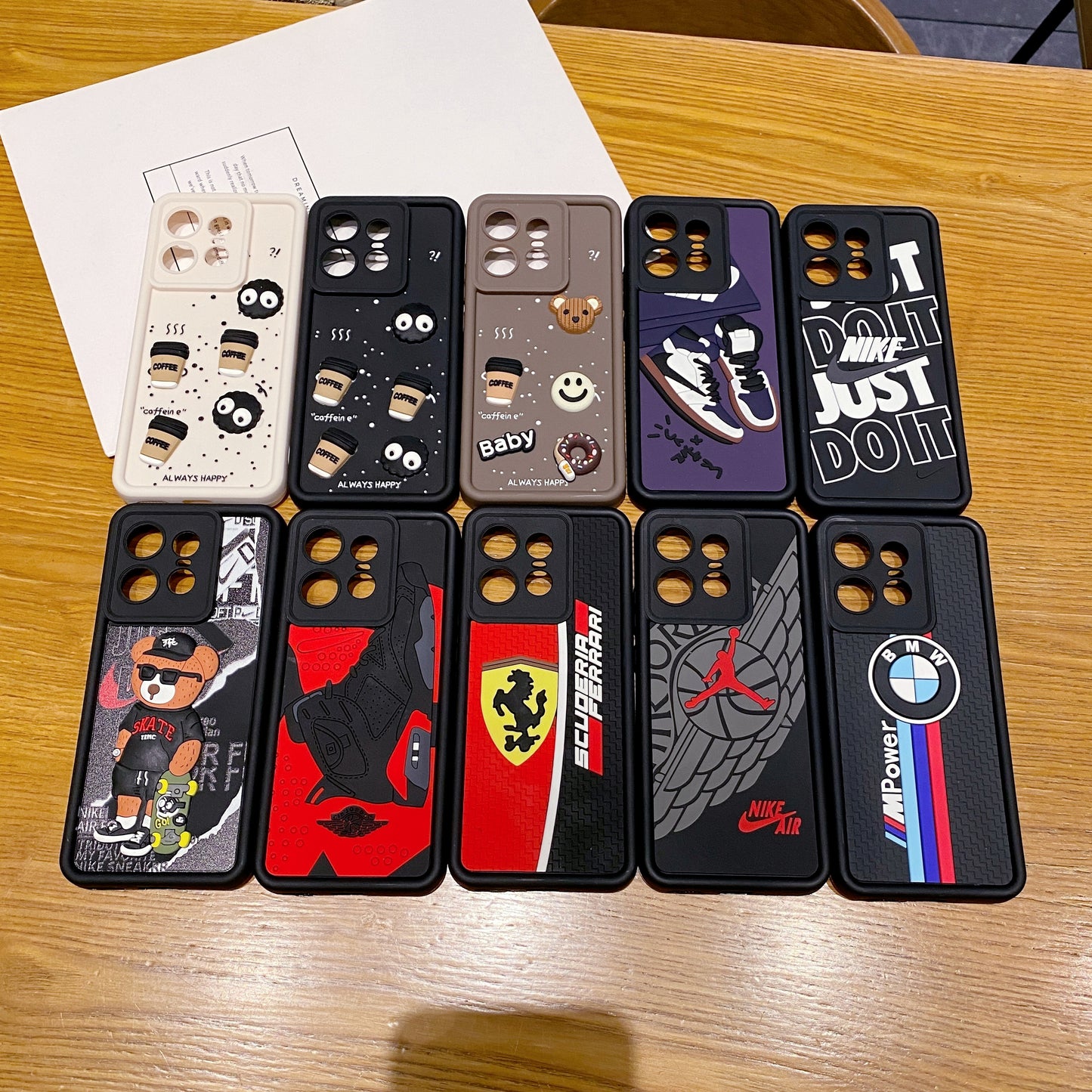 Motorola Moto EDGE 50 Pro 5G Nike Soft Silicone Cute 3D Cartoon Back Cover Case - Nike 1