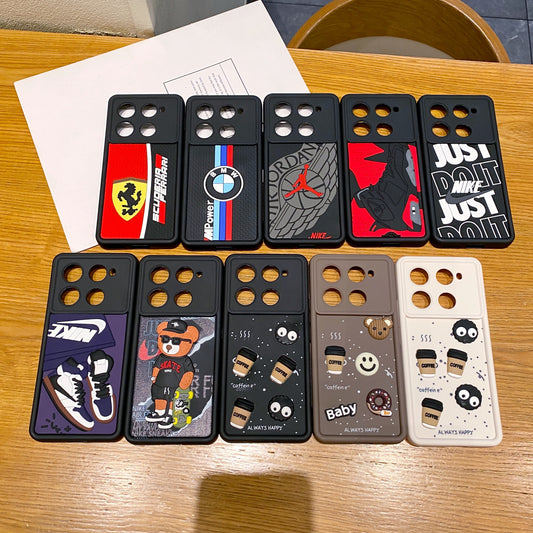 infinix Note 40/Note 40 Pro 5G BMW Soft Silicone Cute 3D Cartoon Back Cover Case - BMW