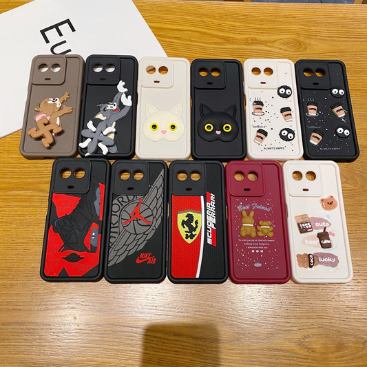 Realme 11 / 11x 5G Ferrari Soft Silicone Cute 3D Cartoon Back Cover Case - Ferrari