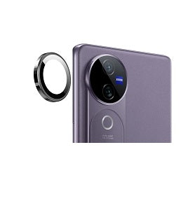 Vivo V40 5G Camera Lens Protector with Aluminum Alloy Rings