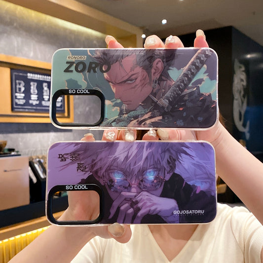 Samsung A34 5G Anime ZORO IMD Printed Back Case cover - ZORO