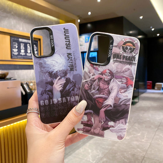 Samsung A34 5G Anime Satoru Gojo IMD Printed Back Case cover - Satoru Gojo 1