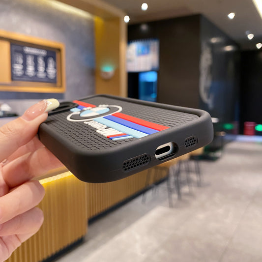 Apple iPhone Soft Silicone Cute 3D Cartoon Back Cover Case - BMW