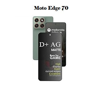 (Pack Of 3)Motorola Moto Edge 70 5g Gaming Special D+ AG Matte Tempered Glass Anti Fingerprint