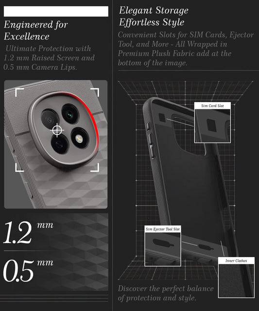 Oppo F29 Pro 5G Soft Silicone Back Case Cover - Hexa Cube 3