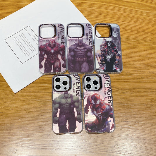 Apple iPhone Luxury Skull Case New IMD Anime Printed Back cover -Skull