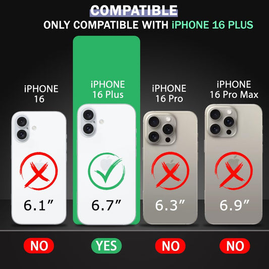 Apple iPhone 16 Plus Anti Yellow Clear Magsafe Back Case Cover - White