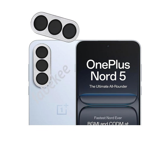 OnePlus Nord 5 5G Camera Lens Protector with Aluminum Alloy Rings