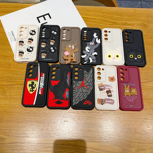 Samsung S22 5G Jordan Soft Silicone Cute 3D Cartoon Back Cover Case - Jordan 2