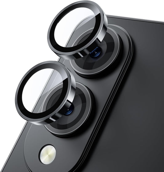 Samsung S25 Edge 5G Camera Lens Protector with Aluminum Alloy Rings
