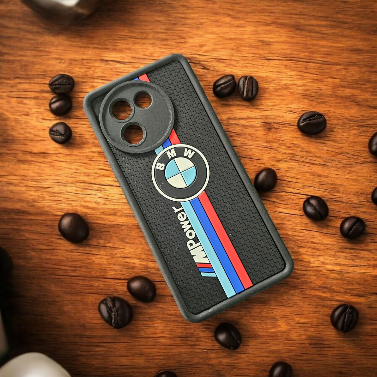 Vivo V30e 5G BMW Soft Silicone Cute 3D Cartoon Back Cover Case - BMW