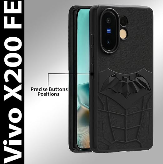 Vivo X200 Fe 5G Soft Silicone Back Case Cover - Batman