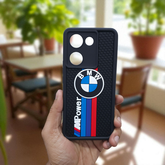 Vivo Y200 Pro 5G BMW Soft Silicone Cute 3D Cartoon Back Cover Case - BMW
