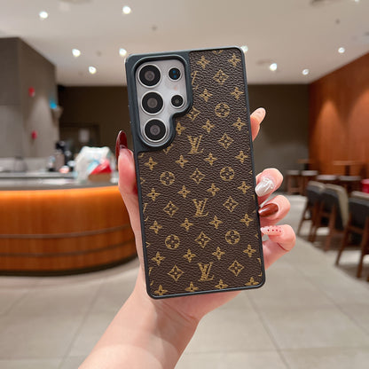 Samsung Ultra Luxury Branded Leather Designer Case - Louis Vuitton