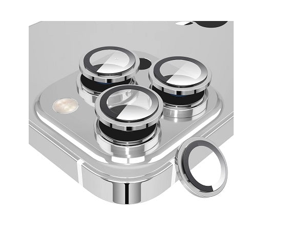 Apple iPhone 15 Pro Max Camera Lens Protector with Aluminum Alloy Rings