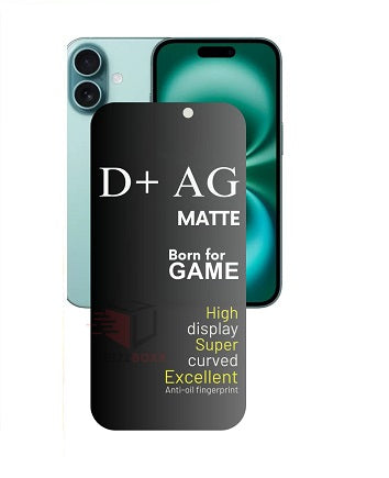 (Pack of 3)Apple iPhone 16 Series Gaming Special D+ AG Matte Tempered Glass Anti Fingerprint