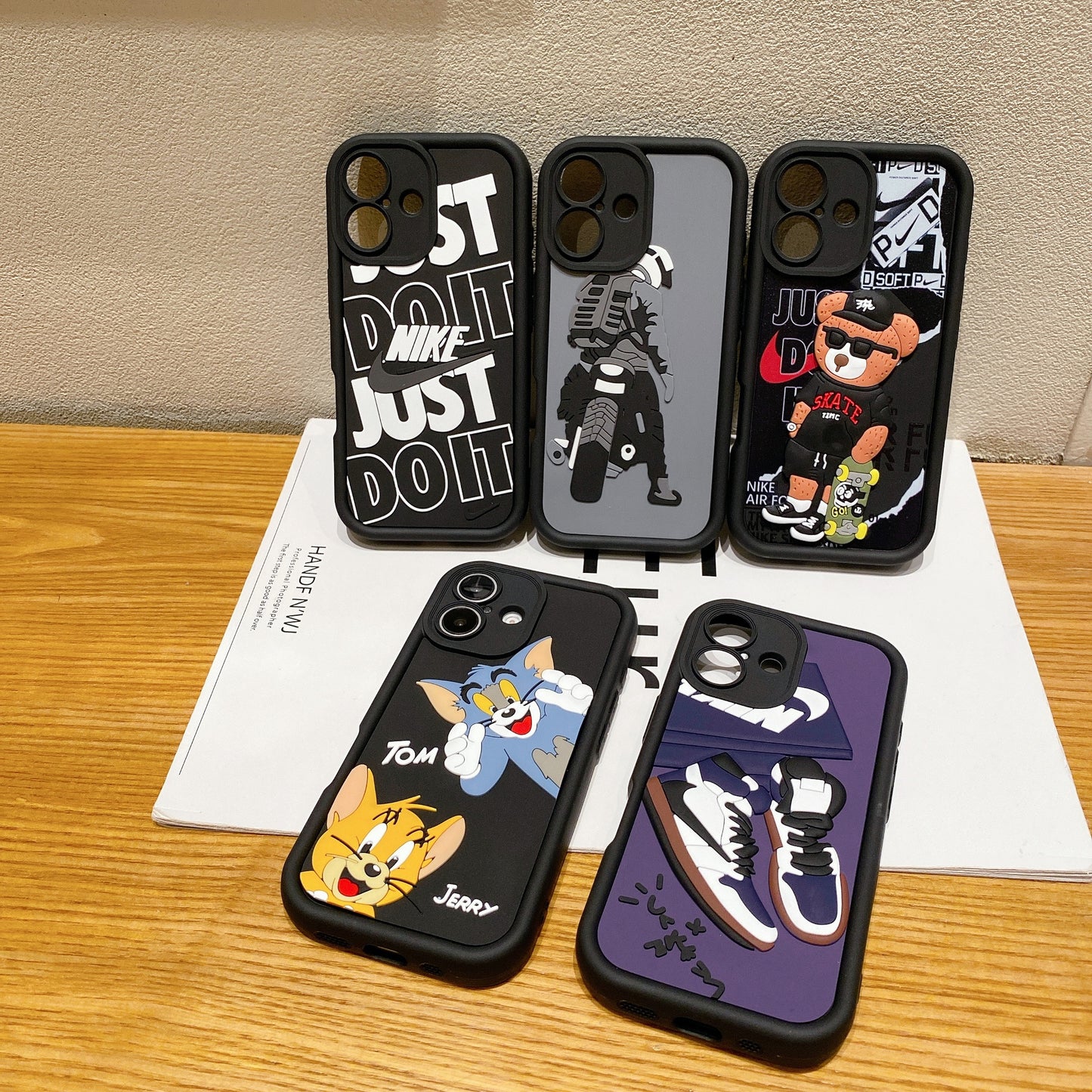 Apple iPhone 16 Series Nike Soft Silicone Cute 3D Cartoon Back Cover Case - Nike 2