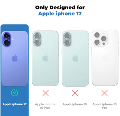 Apple iPhone 17 Air Premium Magnetic Frosted Ultra Slim Back Case - Frosted White