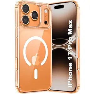 Apple iPhone 17 Pro Max Anti Yellow Clear Magsafe Back Case Cover - White
