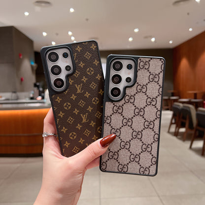 Samsung Ultra Luxury Branded Leather Designer Case - Gucci