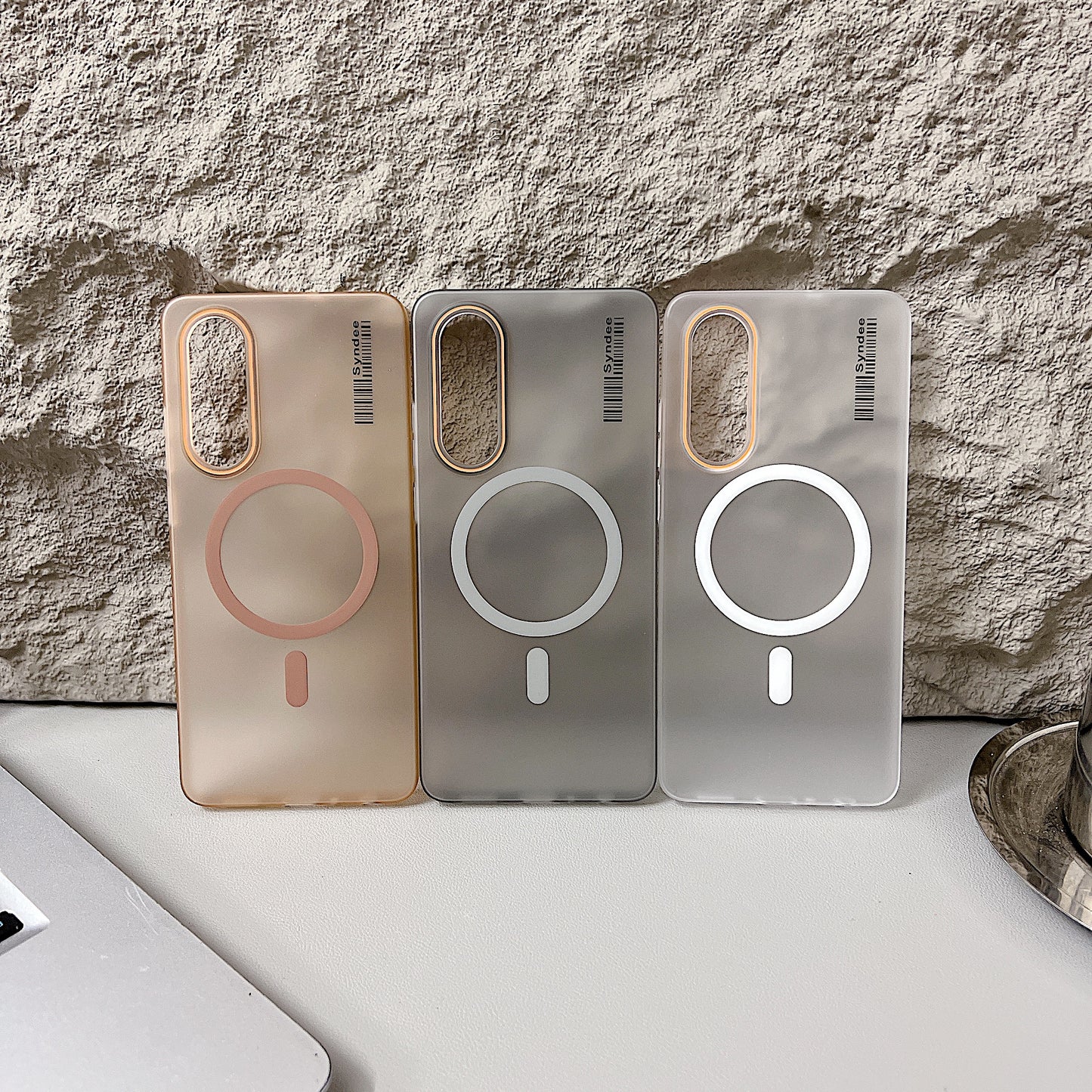 OnePlus Nord CE 4 Lite 5G Premium Magnetic Frosted Ultra Slim Back Case - Desert Gold
