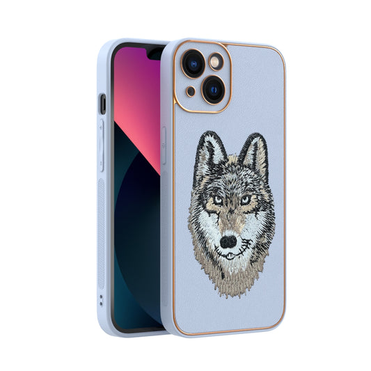 Apple iPhone 13 Premium Embroidery Leather case - Pattern 2