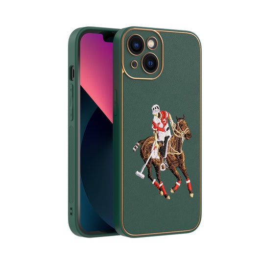 Apple iPhone 13 Premium Embroidery Leather case - Pattern 7