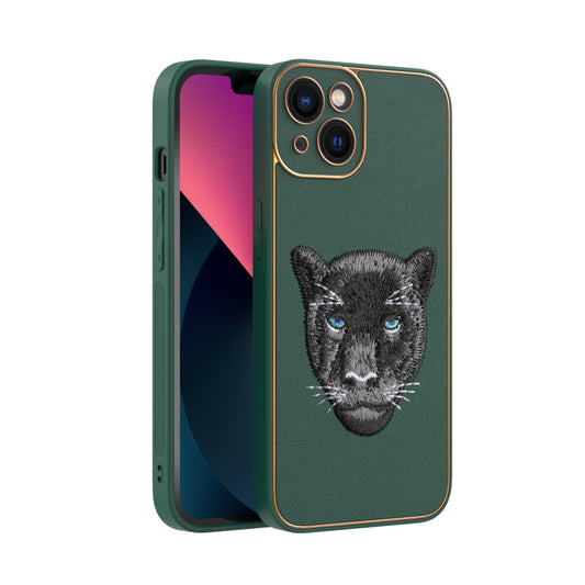 Apple iPhone 13 Premium Embroidery Leather case - Pattern 8