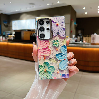 Samsung S23 Ultra 5G 3D Hot Trending Rhinestone Flowers case - Pattern 5