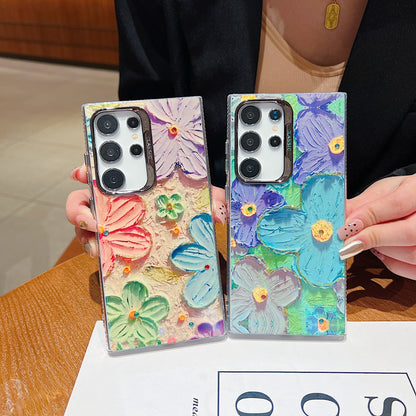 Samsung S22 Ultra 5G 3D Hot Trending Rhinestone Flowers case - Pattern 4