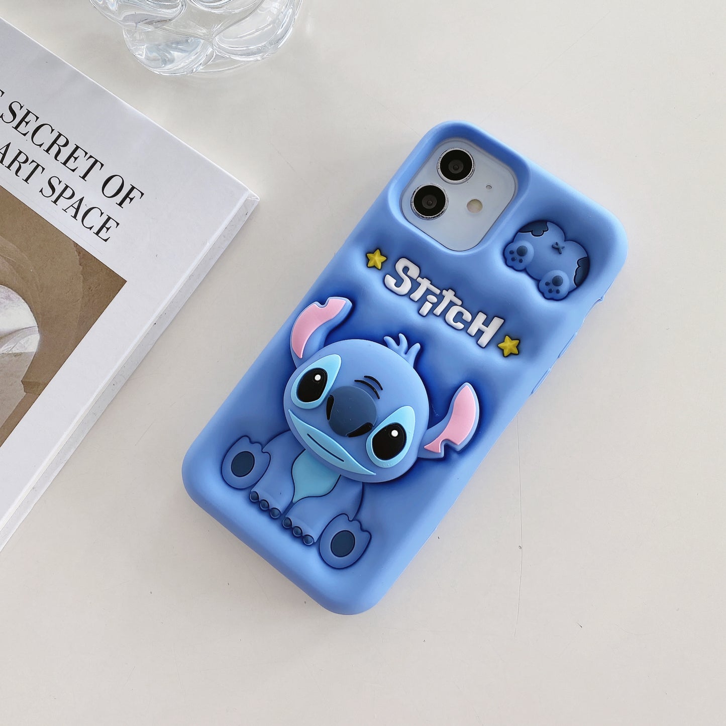 Apple iPhone 11/12 Stitch Pop Sockets Soft Silicone cases (Stitch)