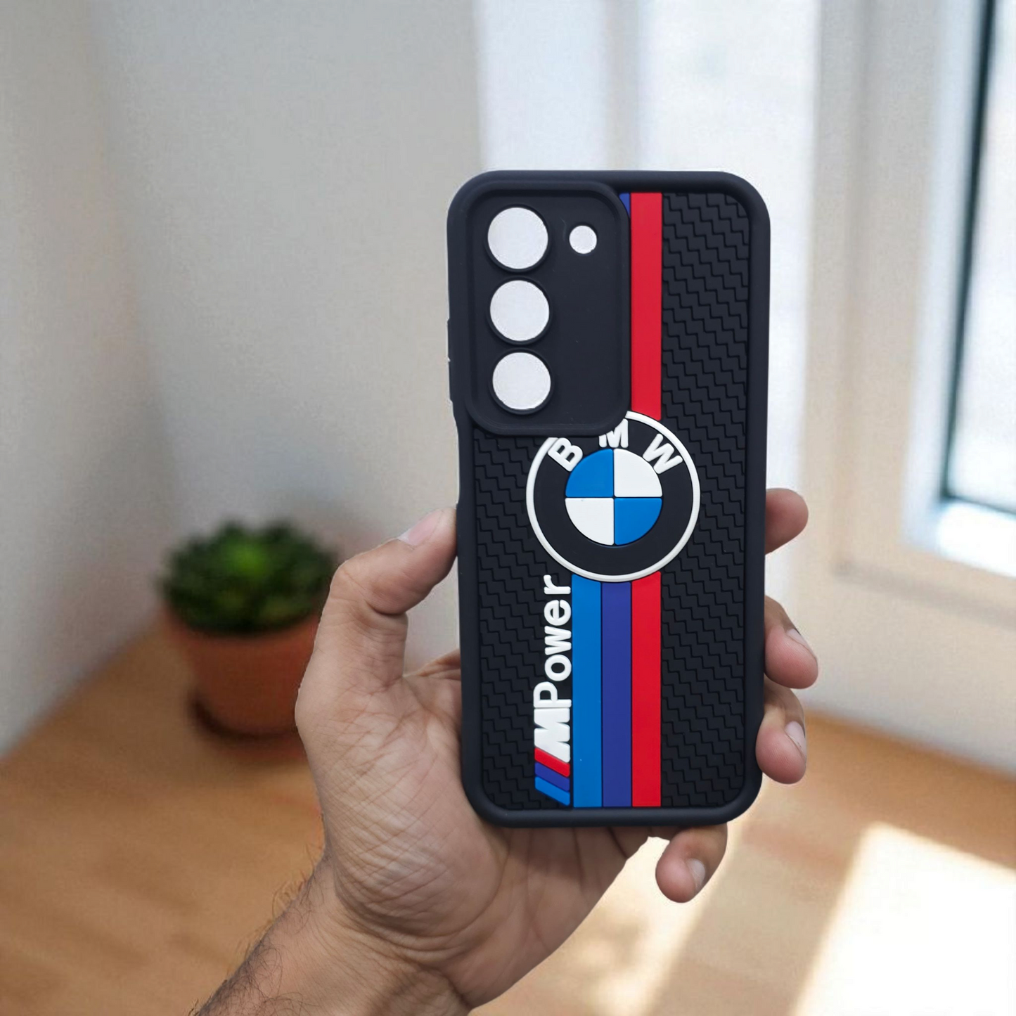 Realme 14X 5G BMW Soft Silicone Cute 3D Cartoon Back Cover Case - BMW