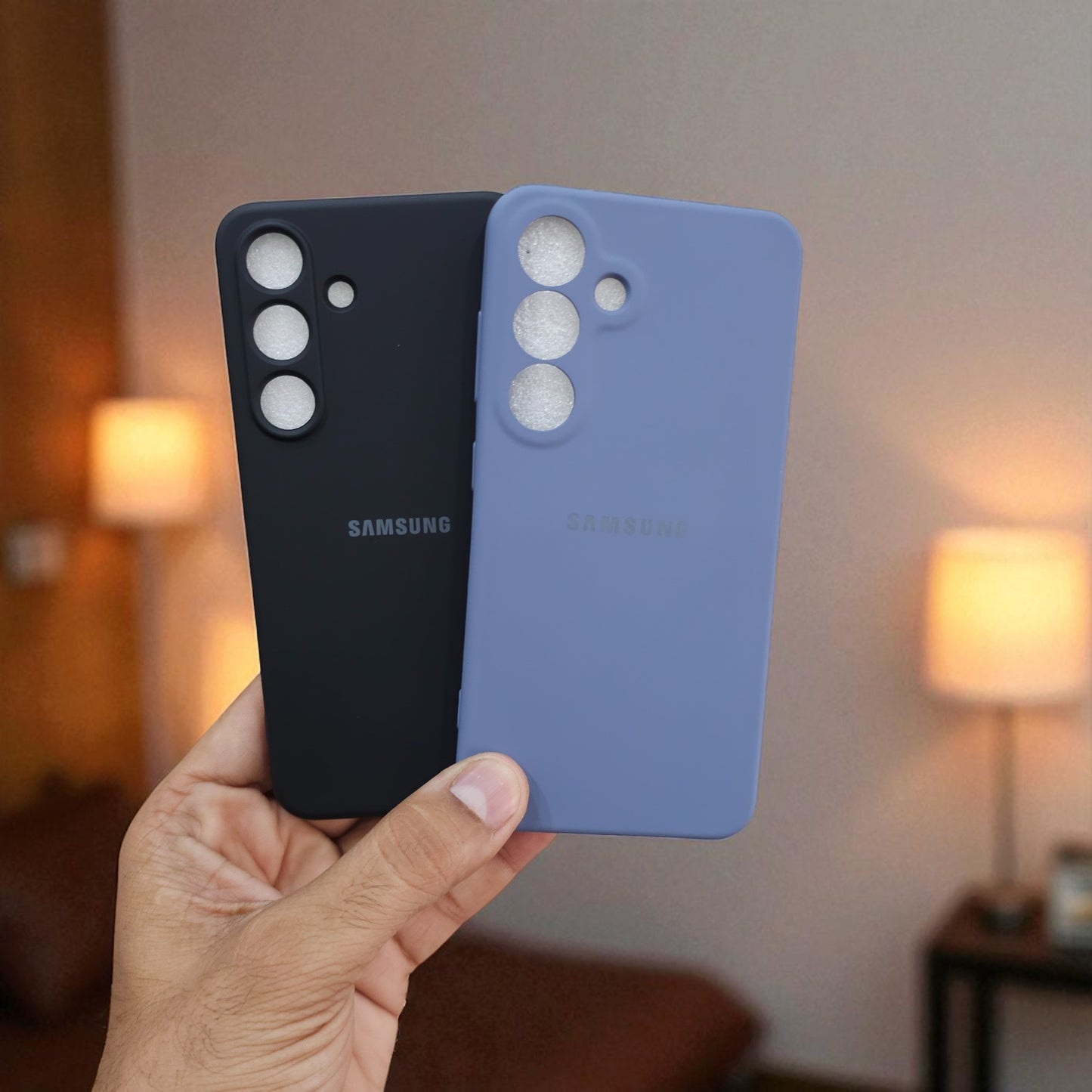 (Pack of 2) Silicone Case Cover for Samsung S25 5G - Combo 3