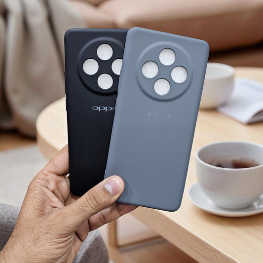 (Pack of 2) Silicone Case Cover for Oppo F27 Pro Plus 5G - Combo 1