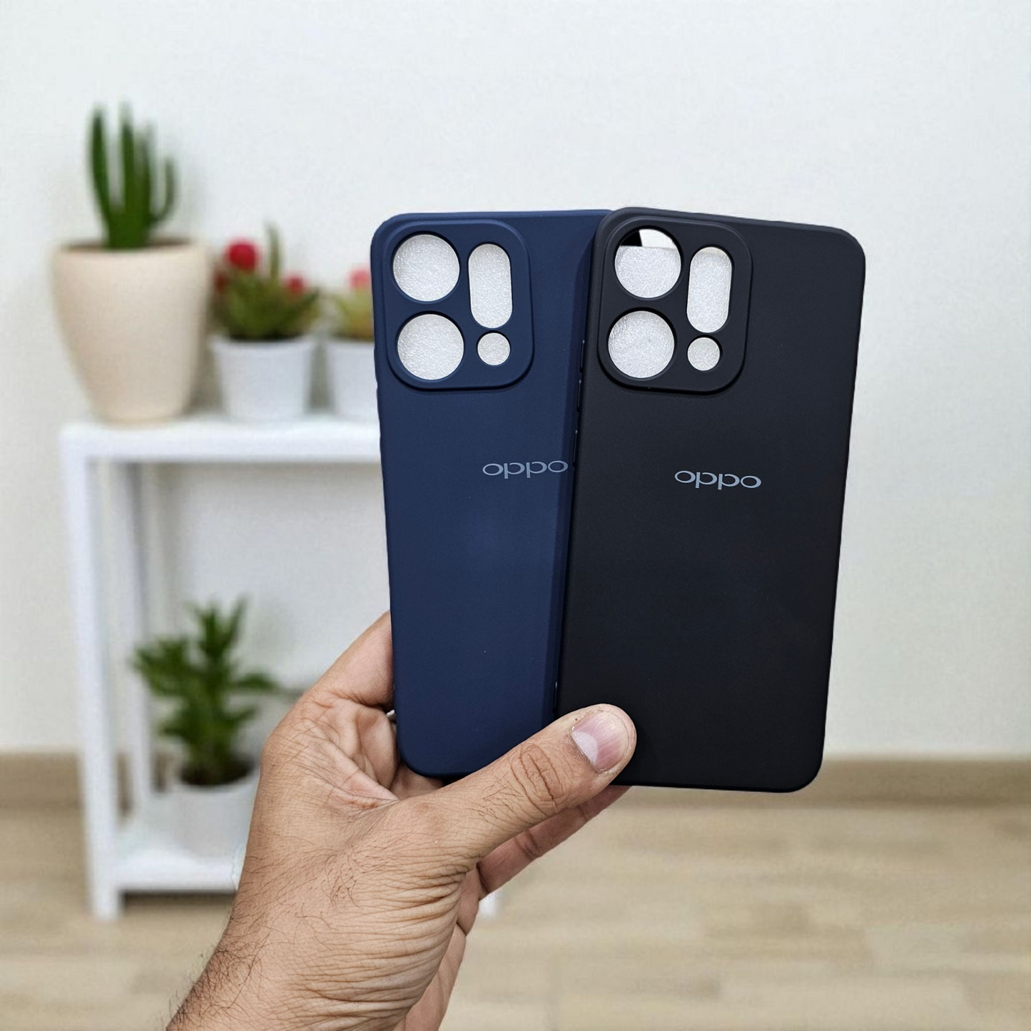 (Pack of 2) Oppo Reno 14 5G Silicone Case cover - Combo 3