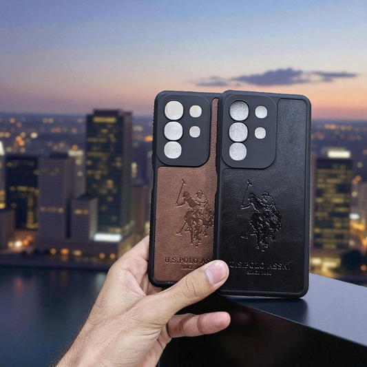 (Pack of 2)Vivo T4x/iQoo Z10x 5g Polo Leather Finish Soft Back Case Cover - Combo 1