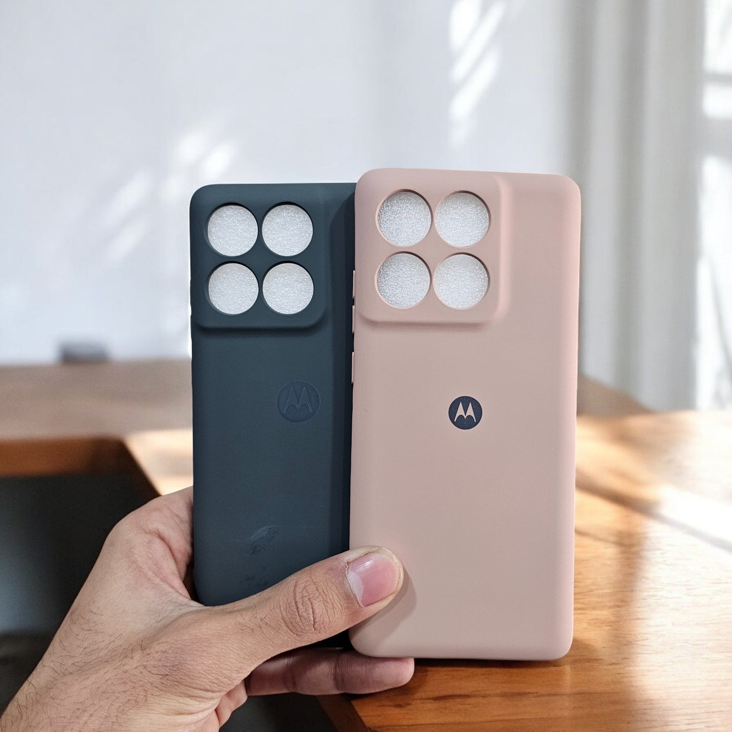 (Pack of 2) Motorola Edge 60 Pro 5G Silicone Case Cover - Combo 11